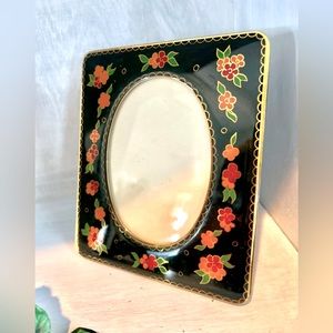 Vintage Enameled Picture frame